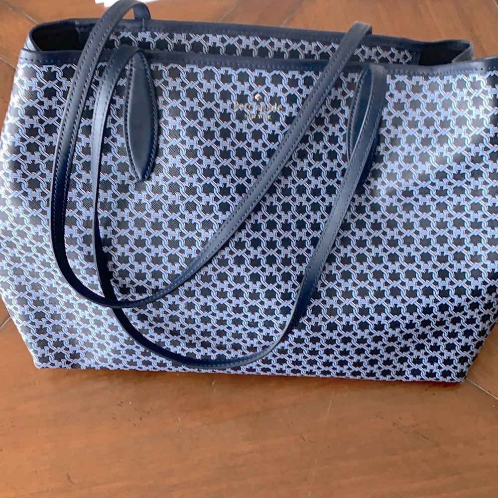 Kate Spade Light Blue, a little wear on the corner bottom